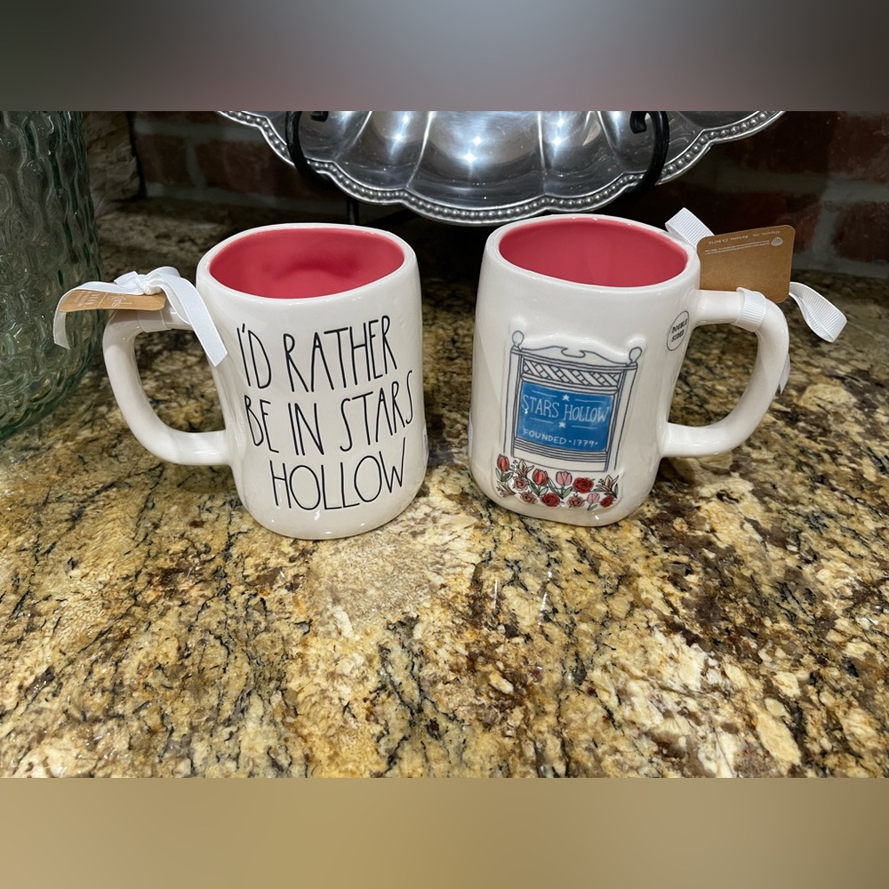 Rae Dunn Gilmore Girls 3d double sided mug - I’D RATHER BE IN STARS HOLLOW -NEW!